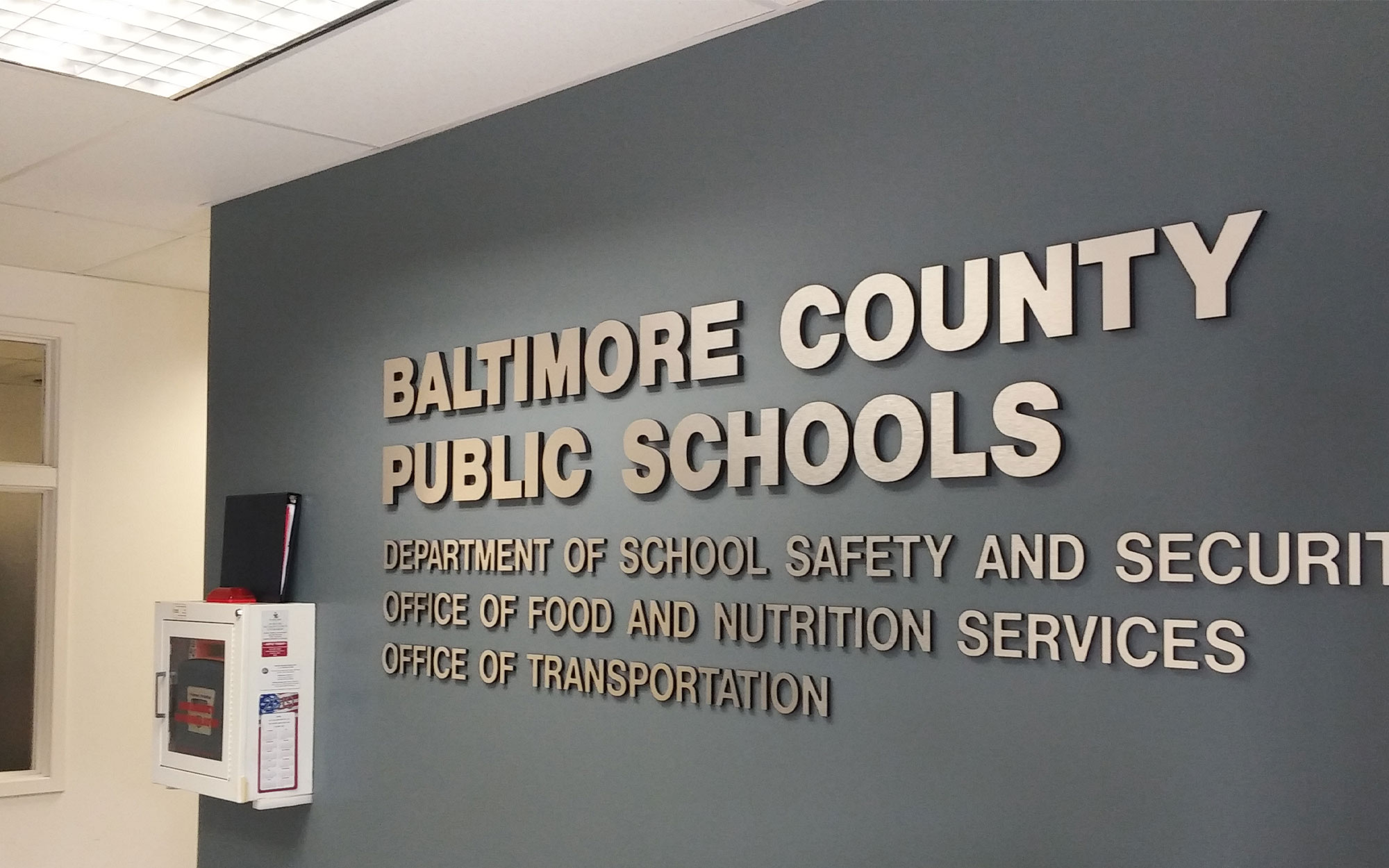 Baltimore County Public Schools - Secure Lobby Upgrade - MW Studios