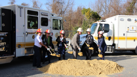 Ground Breaking at Crownsville Fire Station in Anne Arundel County