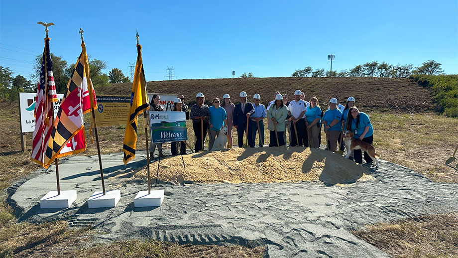 Charles County Animal Shelter Groundbreaking Group